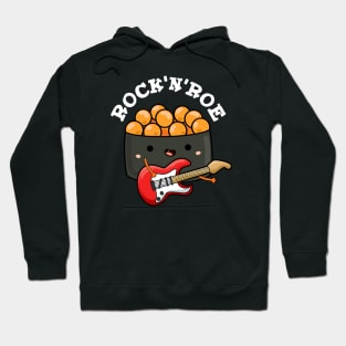 Rock And Roe Cute Rock And Roll Sushi Pun Hoodie